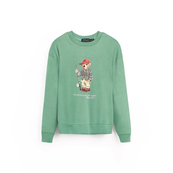 Crewneck - POLO RALPH LAUREN KIDS FISHING BEAR SWEATSHIRT - Picture 2 of 3